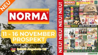 NORMA Prospekte der Woche  Rabatt Angebote DE  11 November  16 November Prospekt [upl. by Eegnat]