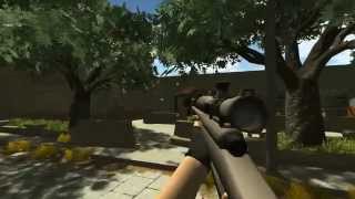 DLG Unity 3D FPS Update 8 New Level Improved Graphics Improved Player Model [upl. by Ellecram]