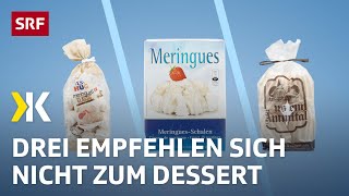 Meringues im Test Luftiges Gebäck aus dem Emmental überzeugt am meisten  2023  Kassensturz  SRF [upl. by Mark88]