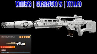 My Favorite Marksman Rifle Of All Time  Nuke Gameplay  Season 5 DM56 Best Class Setup  CODMW3 [upl. by Elsilrac713]