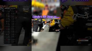 McLaren F1 Boys pit stop comparison Singapore Grand Prix formula1 f1 landonorris oscarpiastri [upl. by Asilet]