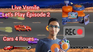 Live Vsmile Lets Play Épisode 2  Cars Quatre Roues 2006 Difficulté Facile [upl. by Aldous]