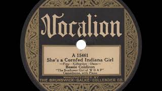 Bessie Coldiron  Shes a Cornfed Indiana Girl  1926 [upl. by Godspeed]