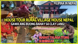 HOUSE TOUR TAYO HANGGANG ROOF DECK NILA ANG DAMING KWARTO SA TAAS AT GAWA SA CLAY ANG BAHAY NILA [upl. by Marrissa571]