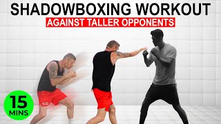 15 Minute Boxing Workout at Home  Fighting Taller Opponent [upl. by Negaem]