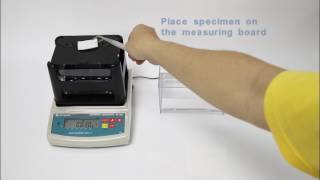 Demo Video for DahoMeter Solid Density Meter DH300 for Measuring Floating Body [upl. by Ainer]