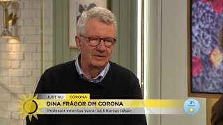 quotVarför drabbas fler män av coronaquot  professorn svarar på tittarfrågor  Nyhetsmorgon TV4 [upl. by Davidde]