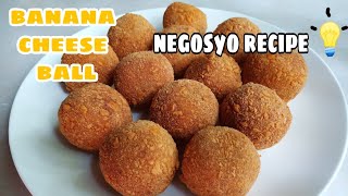 BANANA CHEESE BALLS  PANG NEGOSYO RECIPE [upl. by Farmelo]