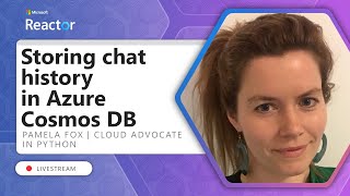 Storing chat history in Azure Cosmos DB [upl. by Deenya]