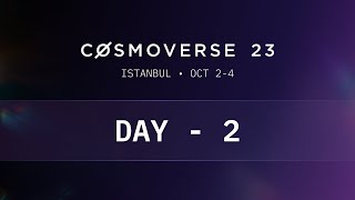 Cosmoverse 23  Day 2  Live Stream  powered by OmniFlix [upl. by Iren]