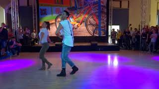 Foire Comtoise 2018  Show Danse Maxime Dereymez et Denitsa Ikonomova [upl. by Ecineg55]