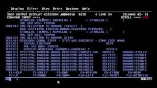 Basics of Running COBOL  JCL and Checking Output on IBM Mainframe [upl. by Siramad]