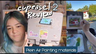 Cupeasel and Plein Air Painting with Gouache [upl. by Bergstein]