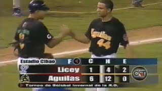 TBT Tigres del Licey vs Águilas Cibaeñas  Round Robin 2005 [upl. by Airtal]