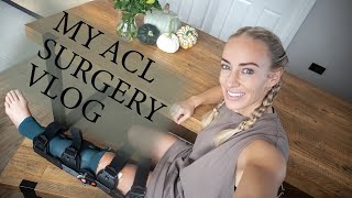 MY ACL SURGERY VLOG  acl and meniscus surgeryrecovery  ACL RECONSTRUCTION [upl. by Anaya]