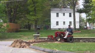 1977 Wheel Horse c160 Dozer Blade snow plow Demo [upl. by Hsak]