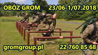 OBÓZ MILITARNY GROM 2018 [upl. by Tybi]