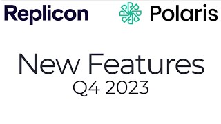 New features in Replicon and Polaris  Q4 2023 [upl. by Ardnikal]