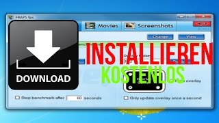 Fraps downloadeninstallieren  ERKLÄRUNG kostenlos Deutsch [upl. by Anatnahs]