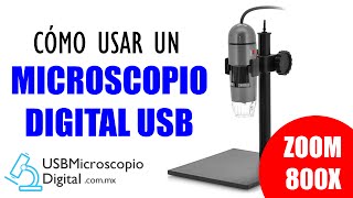 Como Usar Un Microscopio Digital Usb Zoom 800x [upl. by Singleton]