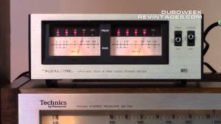 Realistic APM 200 Audio Power VU Meter [upl. by Assyn]