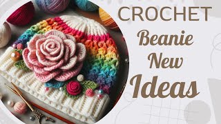 crochet beanie  unique crochet beanie pattern  AI crochet beanie images 🧶 [upl. by Ylyl517]