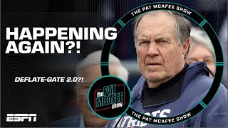 UNDERINFLATED … AGAIN Pat thinks it’s ‘AN ATTACK’ in New England  The Pat McAfee Show [upl. by Newmark]