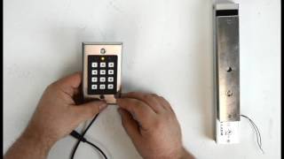 How to Control a Magnetic Lock from a Keypad [upl. by Ylas]