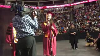 Spring 2018 HACC Graduate Receives Surprise During Ceremony [upl. by Ahsial]