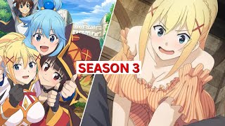 KonoSuba Season 3 Release Date Announcement New Updates [upl. by Newnorb745]