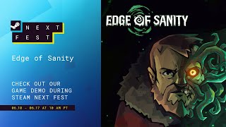 Edge Of Sanity  Teaser  Play the Demo on Steam now [upl. by Netsrejk228]