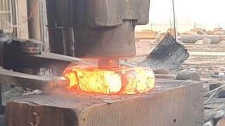 Dangerous Biggest Heavy Duty Hammer Forging Process  Amazing heavy duty forge video [upl. by Jacquetta]