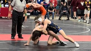 Kaleb vs Mason Clough Wisconsin Youth State Wrestling Championships 160 lb bracket 2024 8th grade [upl. by Jacobsen970]