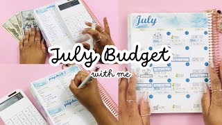 Monthly Reset  JULY COMPLETE BUDGET SETUP  How to Budget for Beginners  PERSONAL FINANCE BUDGET [upl. by Couhp]