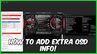 How To Get Extra OSD Info on MSI Afterburner Using HWINFO64 [upl. by Aitsirk]
