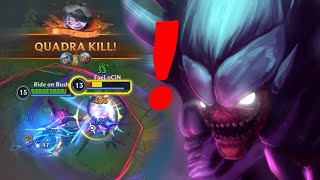 KHAZIX STILL GOOD PICK JUNGLE IN SEASON 13 QUADRAKILL [upl. by Athenian]