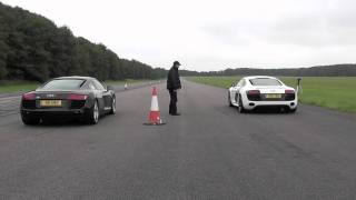 Audi R8 V8 vs Audi R8 V10 [upl. by Elia]