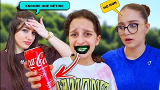 NE JAMAIS BOIRE 6 BOUTEILLES DE COCA sistersalipour [upl. by Einnek]