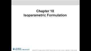 유한요소법 Ch102 Isoparametric element 2021 [upl. by Shama]