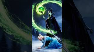 Frozen Elsa And Moana vs Maleficent spiderman venom trex mamoth [upl. by Anilatsyrc]