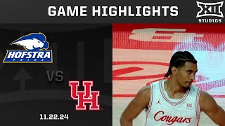 Hofstra vs 7 Houston Game Highlights  202425 Big 12 Mens Basketball [upl. by Dnomder]