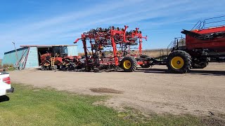 First hookup and PDI on the brand new Vaderstad Seedhawk [upl. by Nraa]