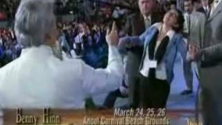 Benny Hinn Rebukes Demon of Cancer in Rome [upl. by Monti]