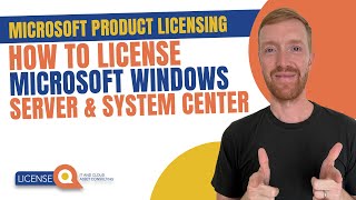 How to license Windows Server amp System Center  Microsoft Product Licensing [upl. by Lapides]