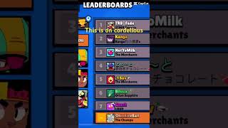 How does he have this many trophies on Corneliusbrawstar memes brawler gaming viralvideo [upl. by Gwyn]