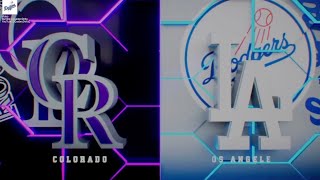 Rockies  Dodgers Game 1 MLB the Show 24 [upl. by Etteb]