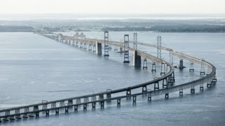 Chesapeake Bay bridge The Maryland bridge so terrifying locals pay 25 for company to shuttle them [upl. by Puduns161]