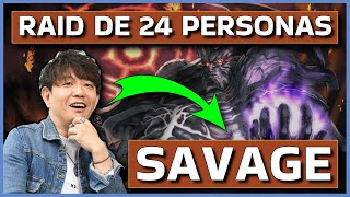 NUEVA RAID de 24 personas ¡SAVAGE  Parche 71 FFXIV [upl. by Aleekahs926]