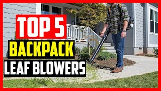 Top 5 Best Backpack Leaf Blowers 2024 [upl. by Anaira]