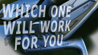 Mizuno PRO Irons Compare The NEW 221 223 and 225 [upl. by Lawrence]